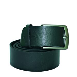 Cowhide Leather Black Belt