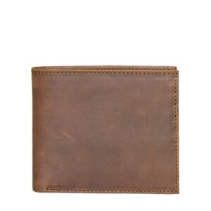 Brown Cowhide Leather Wallet For Men