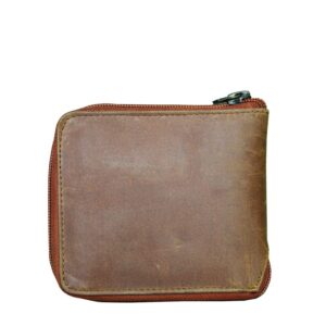 Fashion Zipper Leather Wallet